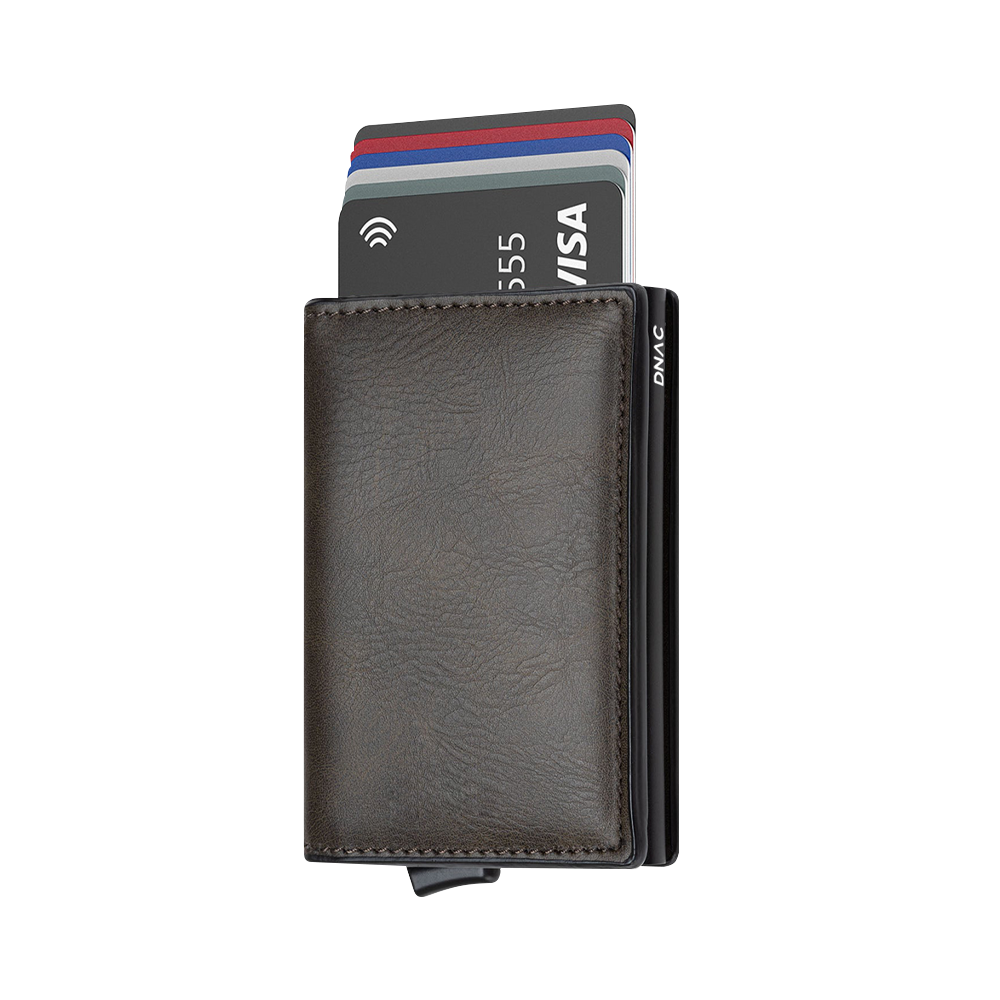 DNAC Slim Wallet Card Holder RFID Dompet Kartu Minimalis - Dark Olive