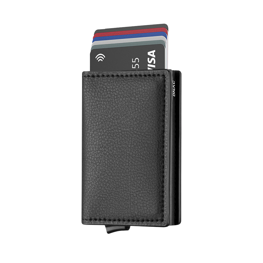 DNAC Slim Wallet Card Holder RFID Dompet Kartu Minimalis Pria - Black