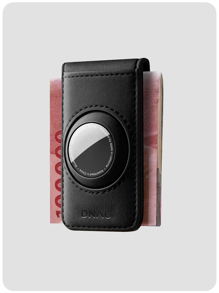 DNAC Magnetic Money Clip with Airtag Case