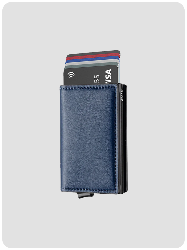 DNAC Slim Wallet Card Holder RFID Dompet Kartu Minimalis- Vintage Navy